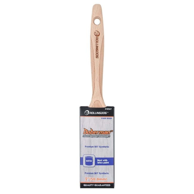 Doberman 2" Paint Brush With Beechwood Handle